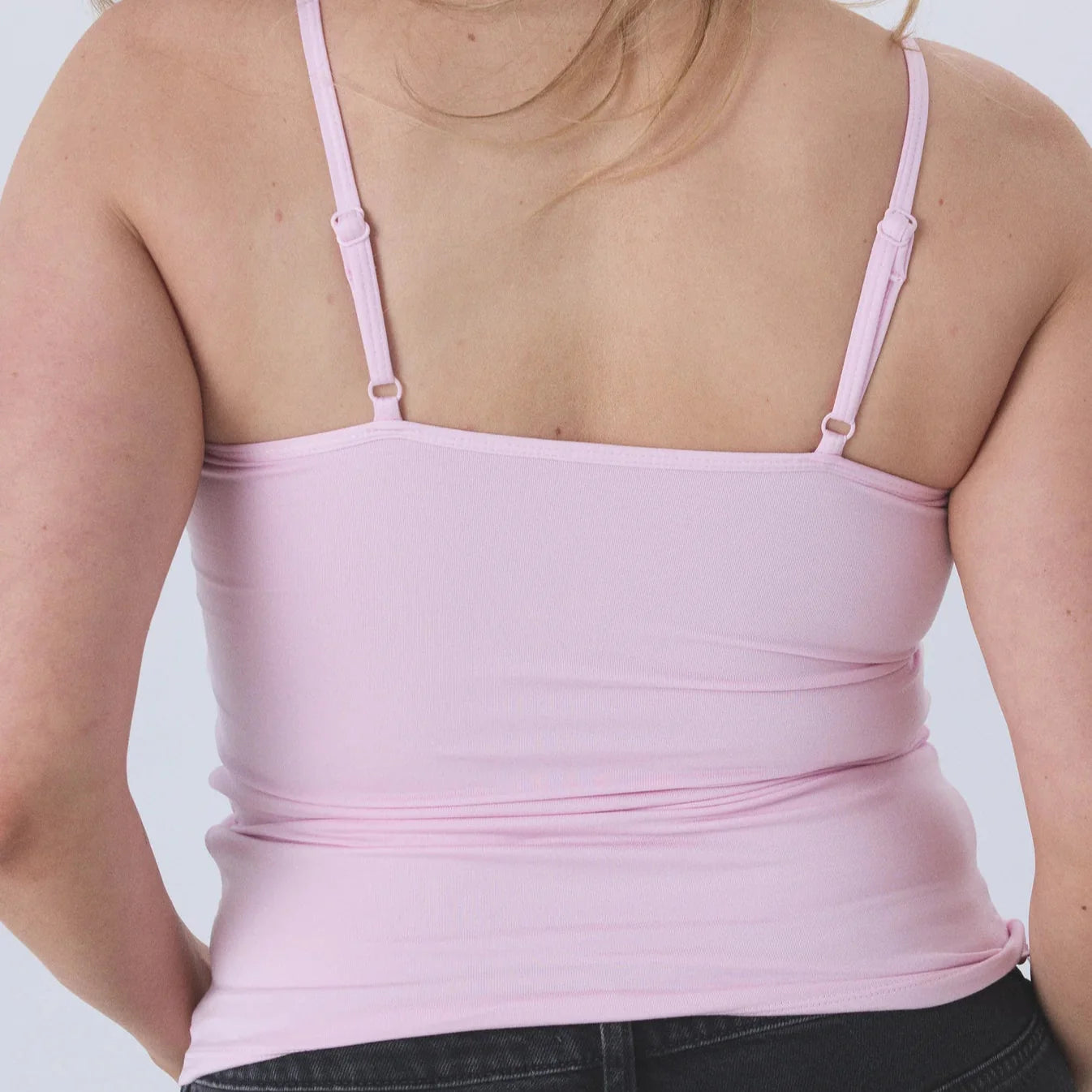 Adjustable Straps Built-In-Bra Tank Top