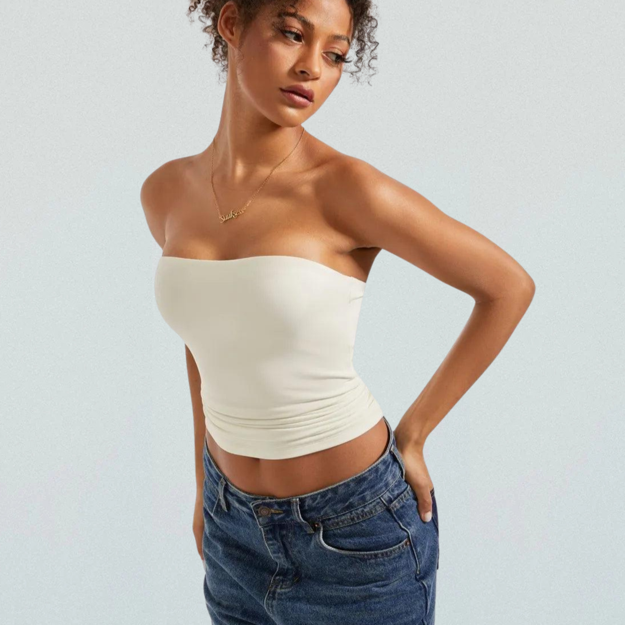 Built-In-Bra Tube Top