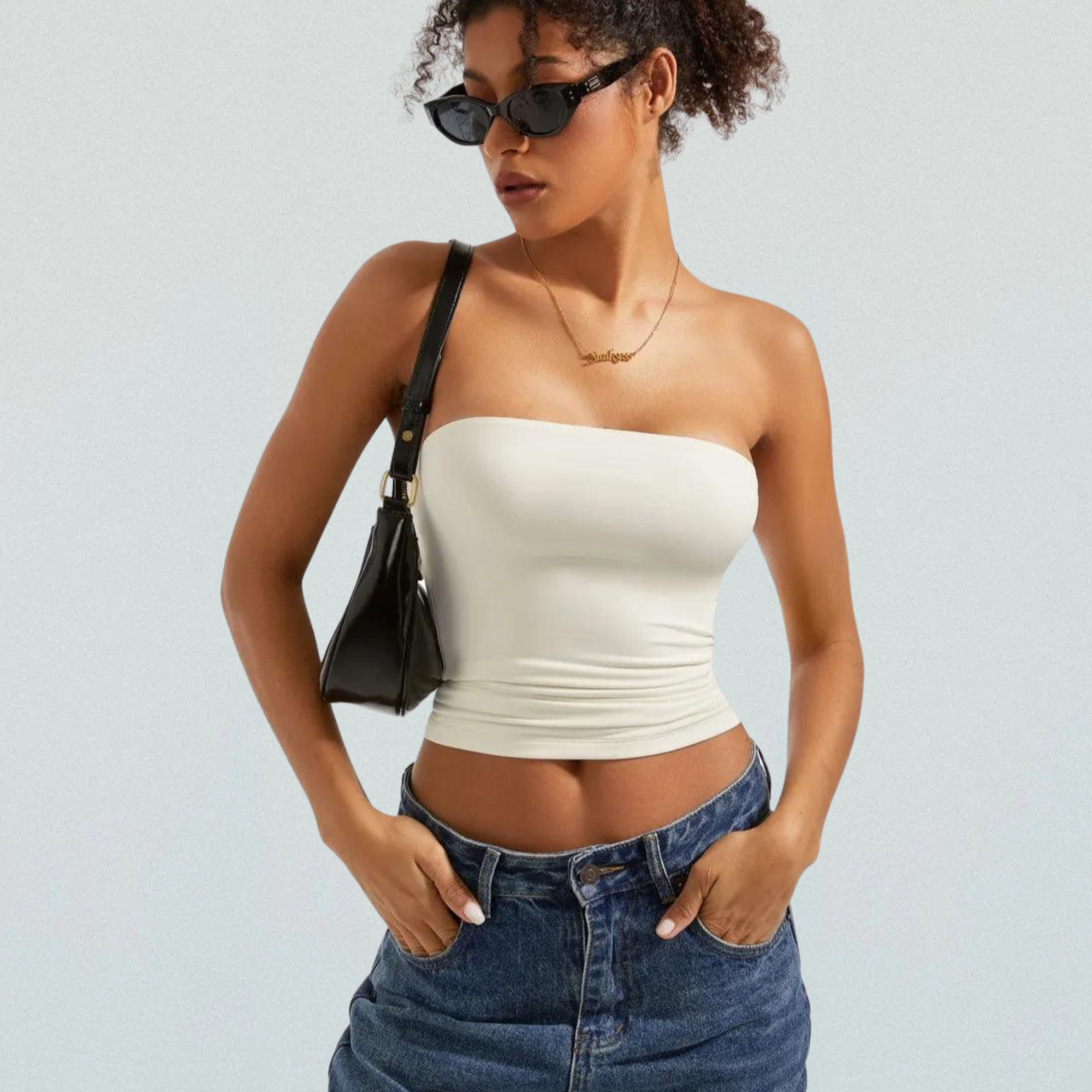 Built-In-Bra Tube Top