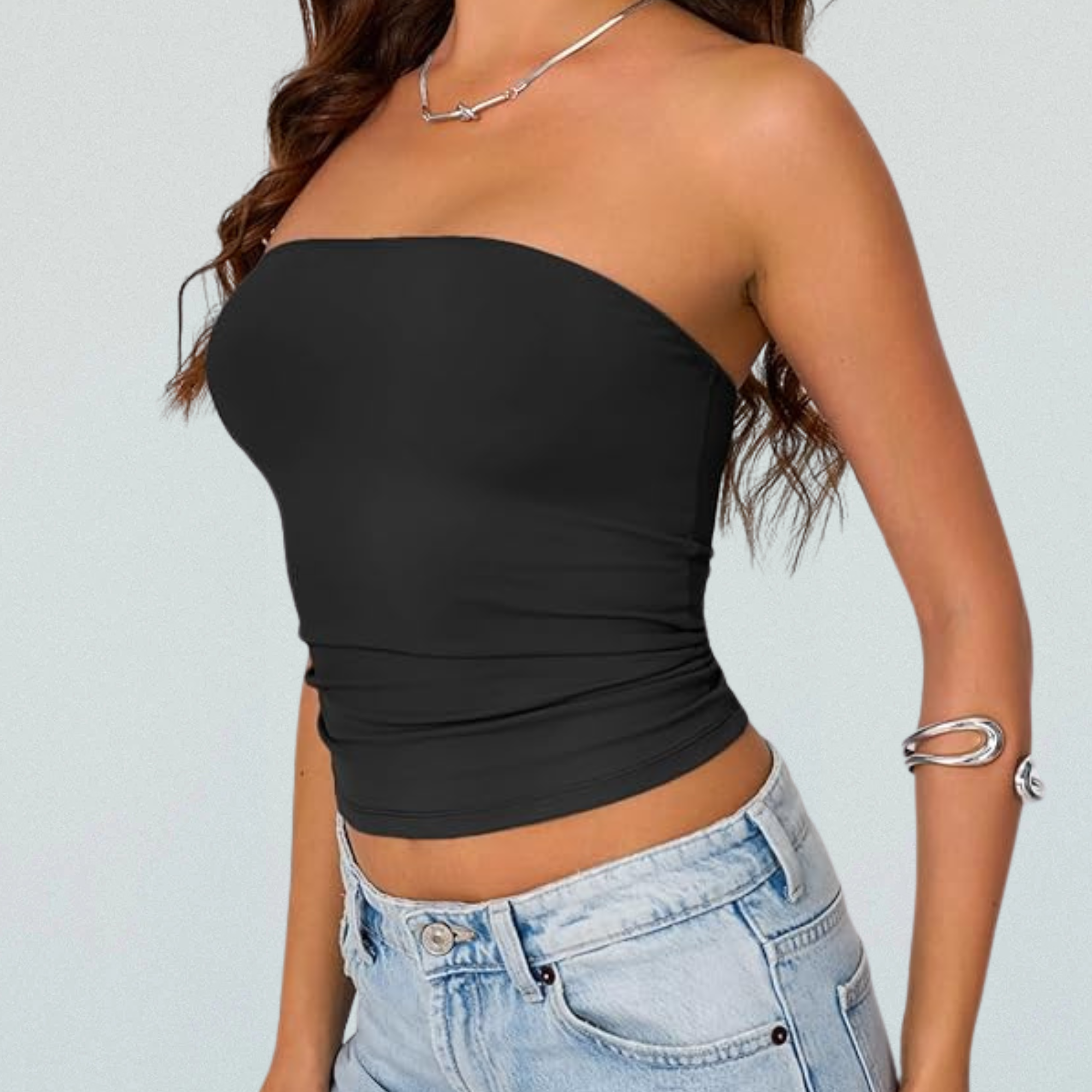Built-In-Bra Tube Top